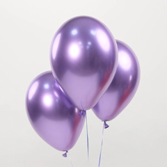 Petal Pop 3-Piece Birthday Balloon Bouquet Purple